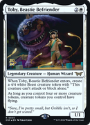 Toby, Beastie Befriender [Duskmourn: House of Horror Promos] Foil