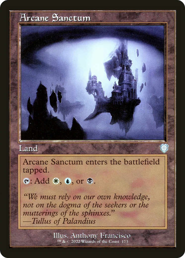Arcane Sanctum (Retro Frame) - The Brothers' War Commander