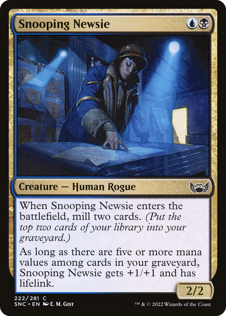 Snooping Newsie [Streets of New Capenna]