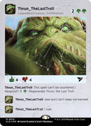 Thrun, the Last Troll (SLD-810) - Secret Lair Drop Series (Borderless) Foil