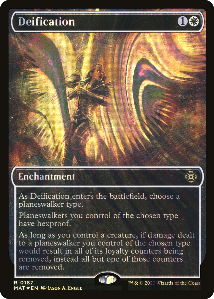 Deification (Halo Foil): (Showcase) [March of the Machine: The Aftermath] Foil