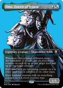 Omo, Queen of Vesuva (Borderless) (Ripple Foil) [Modern Horizons 3 Commander]