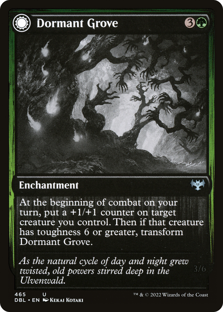 Dormant Grove: (Double Faced Transform) [Innistrad: Double Feature]