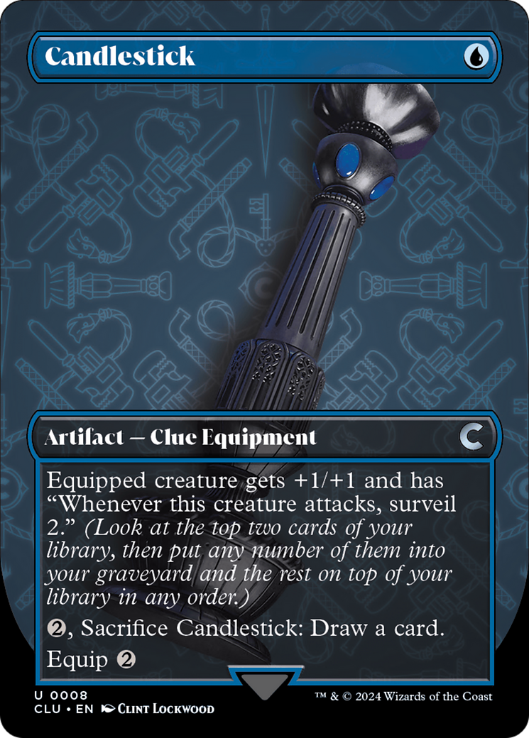 Candlestick (Borderless) - Ravnica: Clue Edition