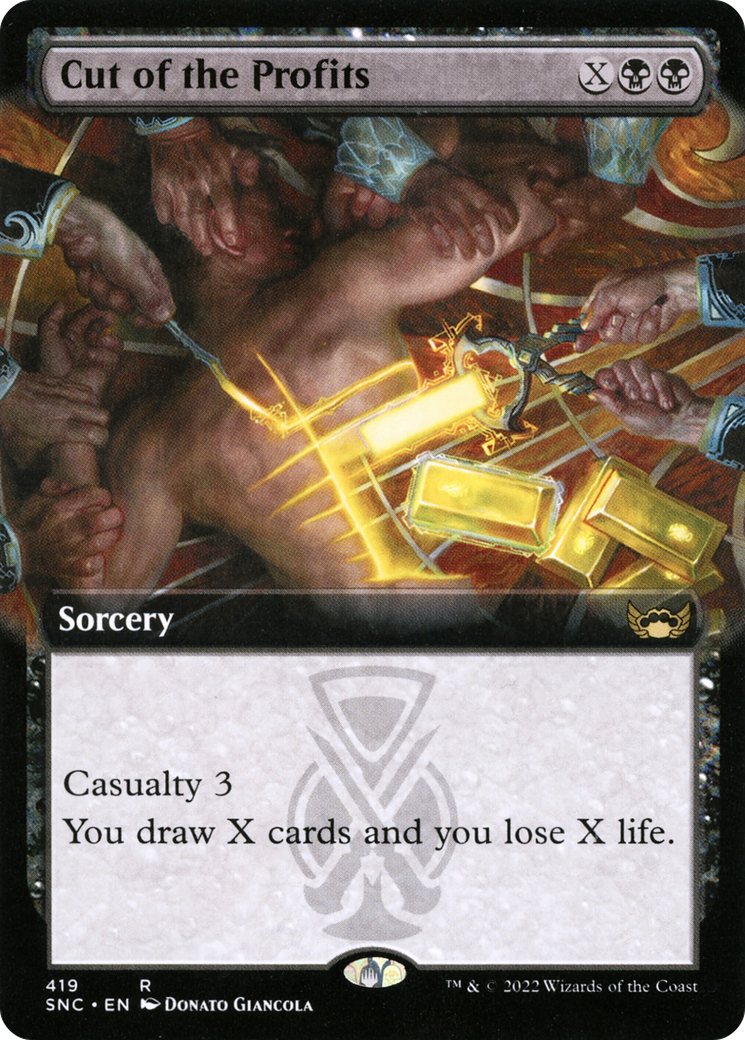 Cut of the Profits (Extended Art): (Extended Art) [Streets of New Capenna]