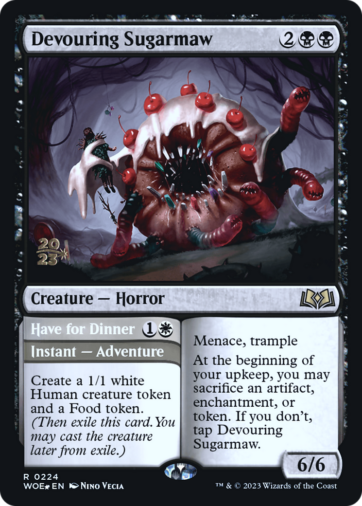 Devouring Sugarmaw [Wilds of Eldraine Promos] Foil