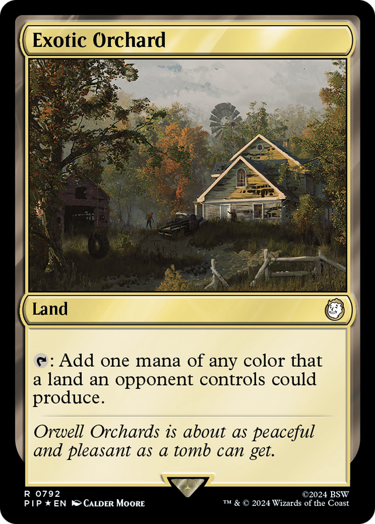 Exotic Orchard (Surge Foil) [Fallout] Foil
