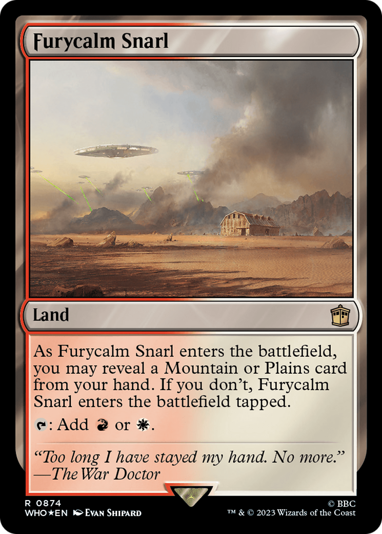 Furycalm Snarl (Surge Foil) [Doctor Who] Foil