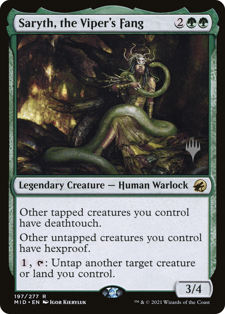 Saryth, the Viper's Fang - [Innistrad: Midnight Hunt Promos]