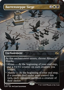 Barrensteppe Siege (Borderless) - Tarkir: Dragonstorm: (enchantment)