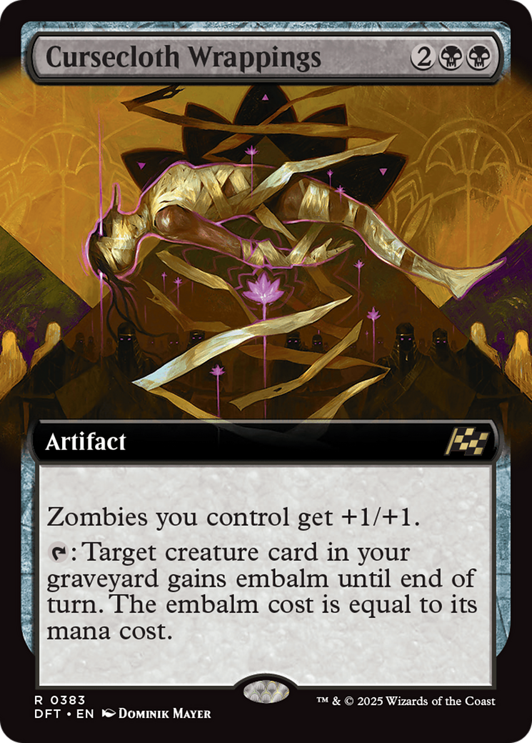Cursecloth Wrappings (Extended Art): (Extended Art) [Aetherdrift]