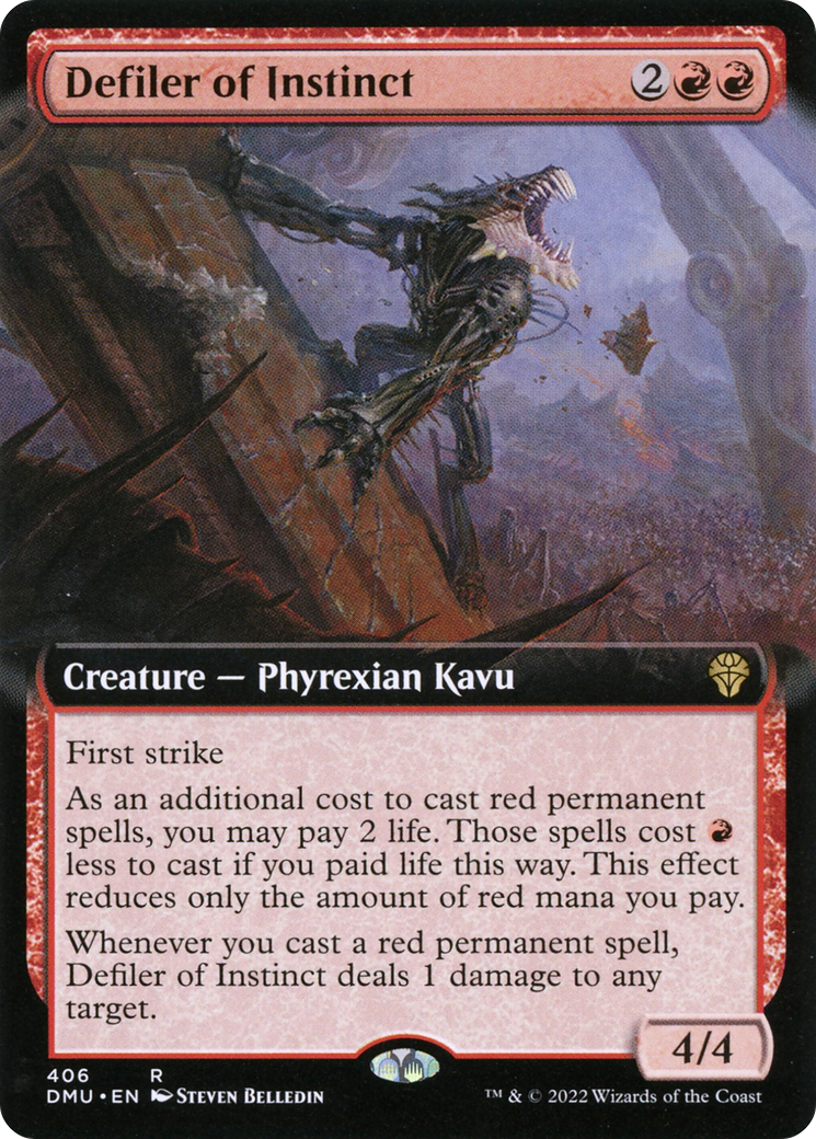 Defiler of Instinct (Extended Art) - Dominaria United: (Extended Art)