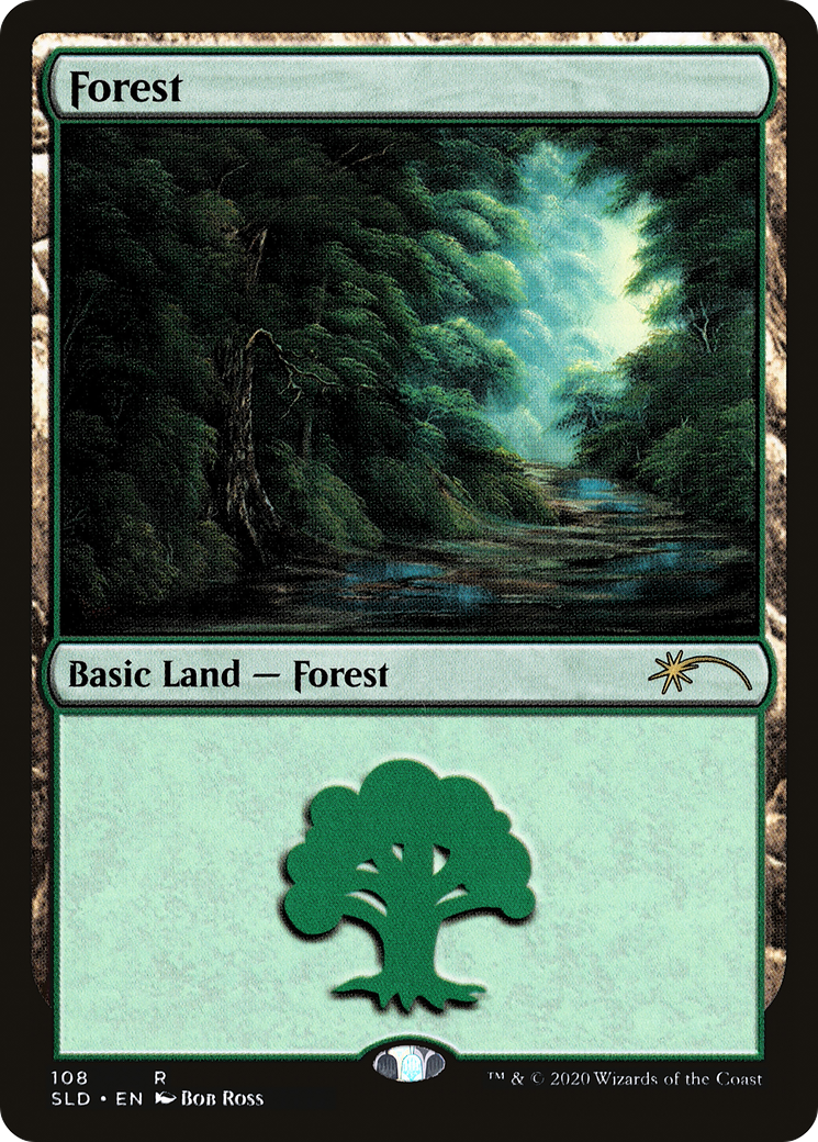 Forest (108) (Bob Ross) [Secret Lair Drop]