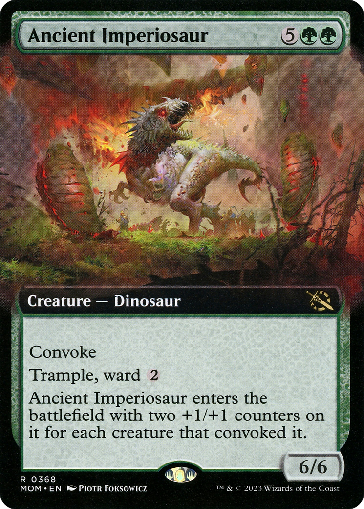 Ancient Imperiosaur (Extended Art) - March of the Machine: (Extended Art)