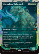 Craterhoof Behemoth (Showcase) (Halo Foil): (Showcase) [Tarkir: Dragonstorm] Foil
