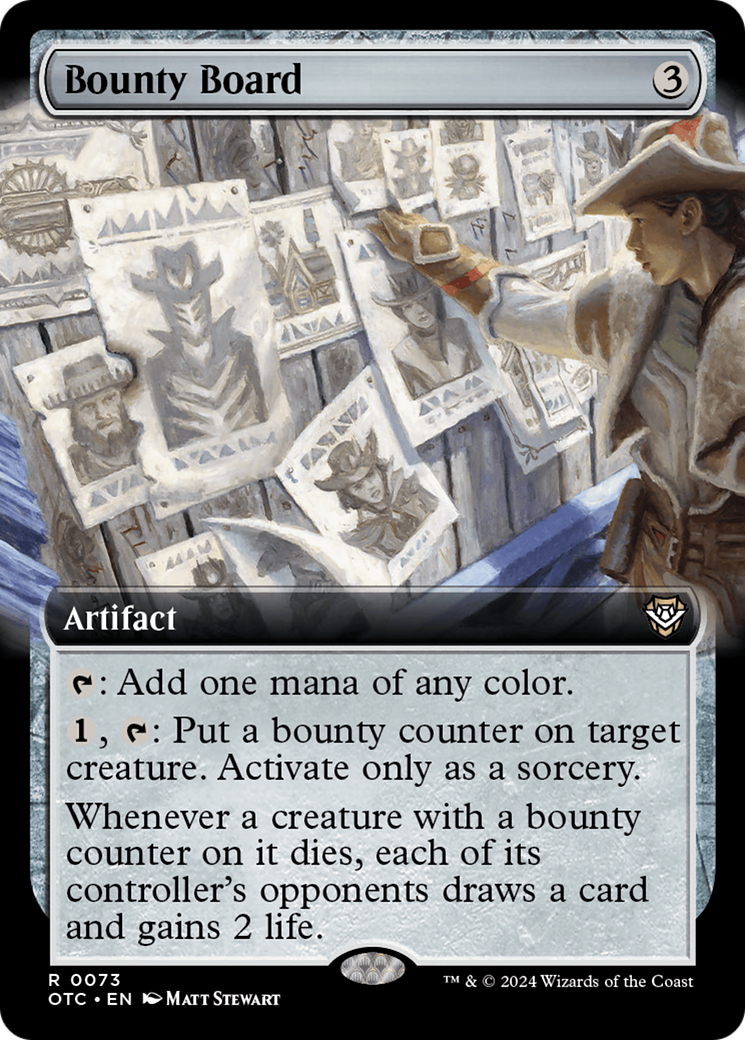 Bounty Board (Extended Art) - Outlaws of Thunder Junction Commander: (Extended Art)