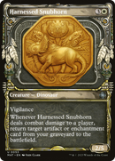 Harnessed Snubhorn (Showcase): (Showcase) [March of the Machine: The Aftermath]