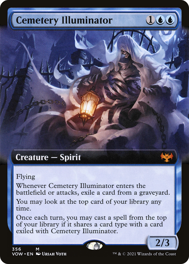 Cemetery Illuminator (Extended Art) - [Innistrad: Crimson Vow]: (Extended Art)