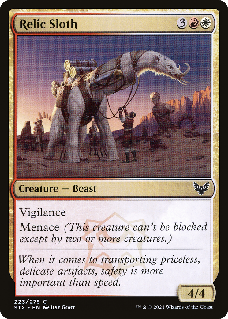 Relic Sloth [Strixhaven: School of Mages]