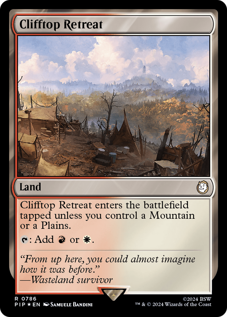 Clifftop Retreat (Surge Foil) [Fallout] Foil