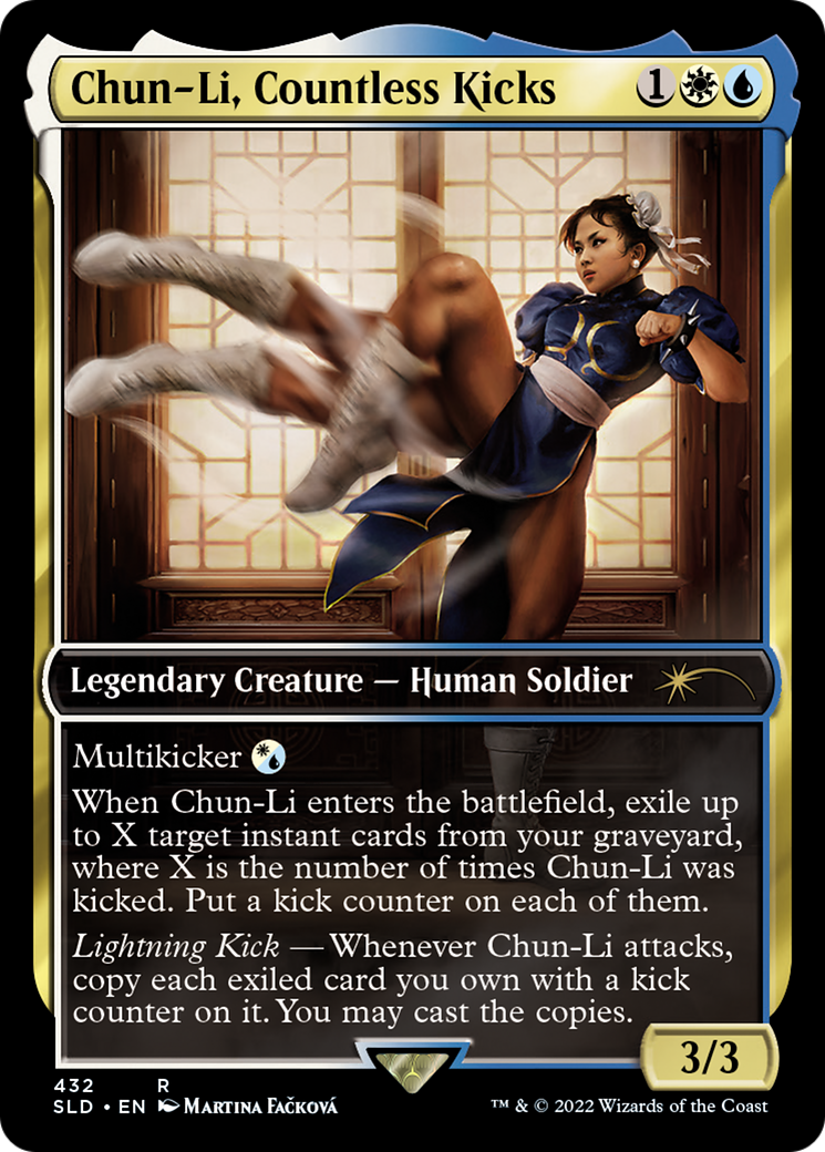 Chun-Li, Countless Kicks [Secret Lair Drop] / Chun-Li, Countless Kicks
