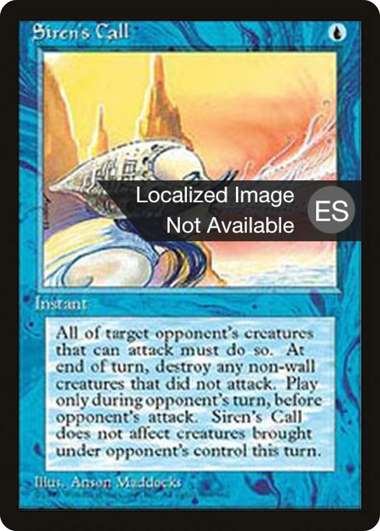 Siren's Call [Fourth Edition (Foreign Black Border)]