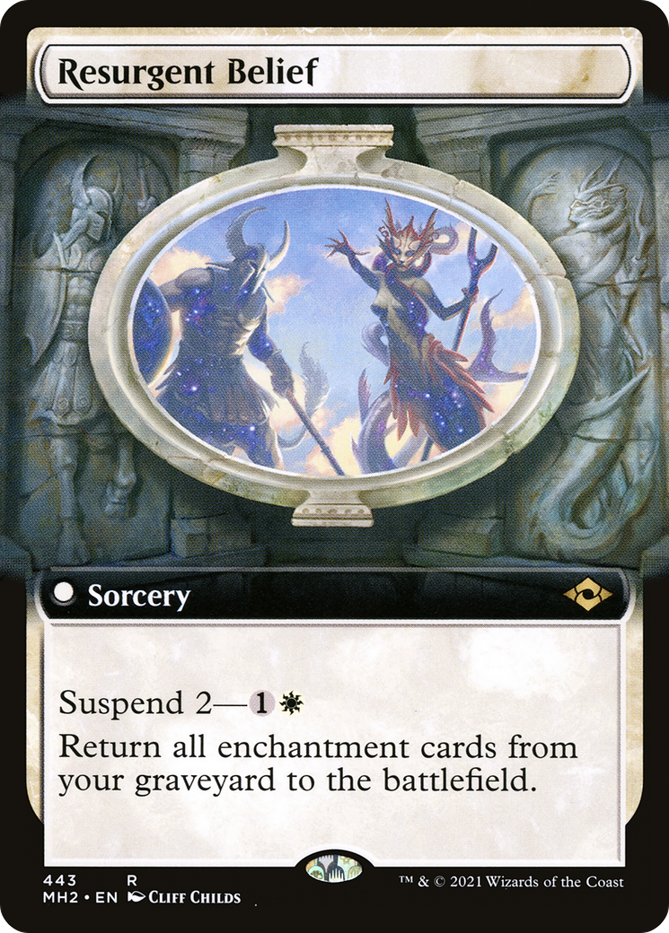 Resurgent Belief (Extended Art) - [Modern Horizons 2]: (Extended Art)