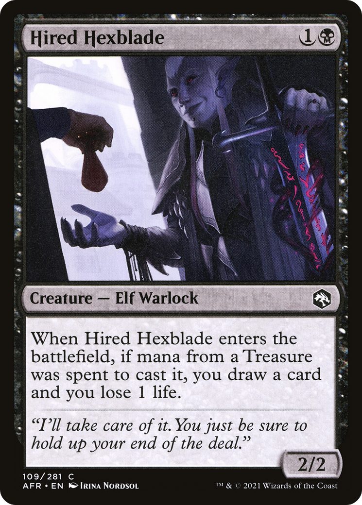 Hired Hexblade [Adventures in the Forgotten Realms]