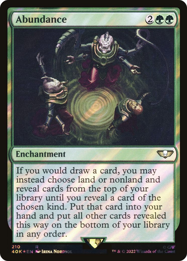 Abundance (Surge Foil) - Warhammer 40,000 Commander Foil