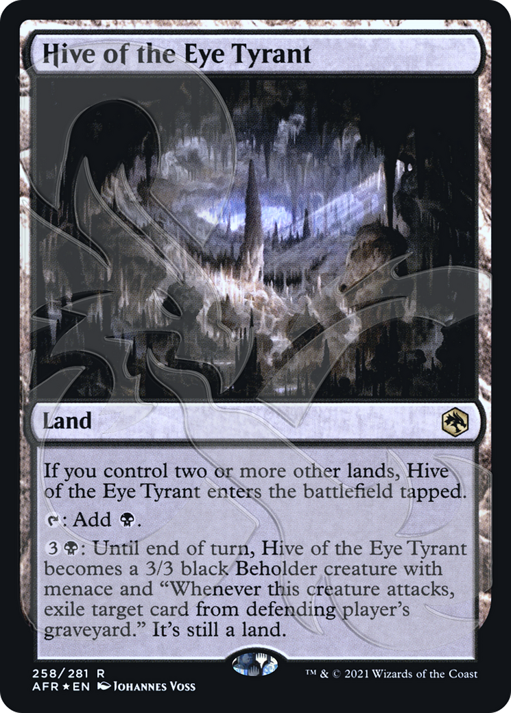 Hive of the Eye Tyrant [Adventures in the Forgotten Realms Promos] Foil