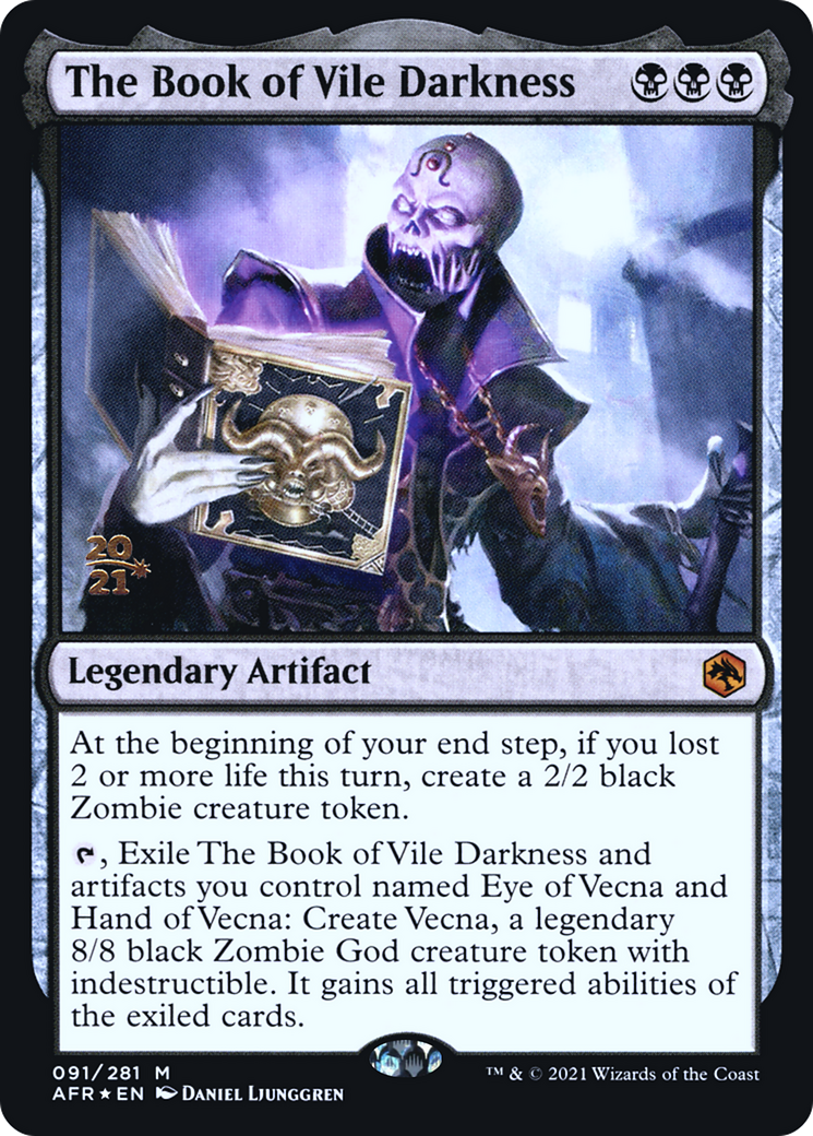 The Book of Vile Darkness [Dungeons & Dragons: Adventures in the Forgotten Realms Prerelease Promos]