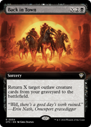Back in Town (Extended Art) - Outlaws of Thunder Junction Commander: (Extended Art)