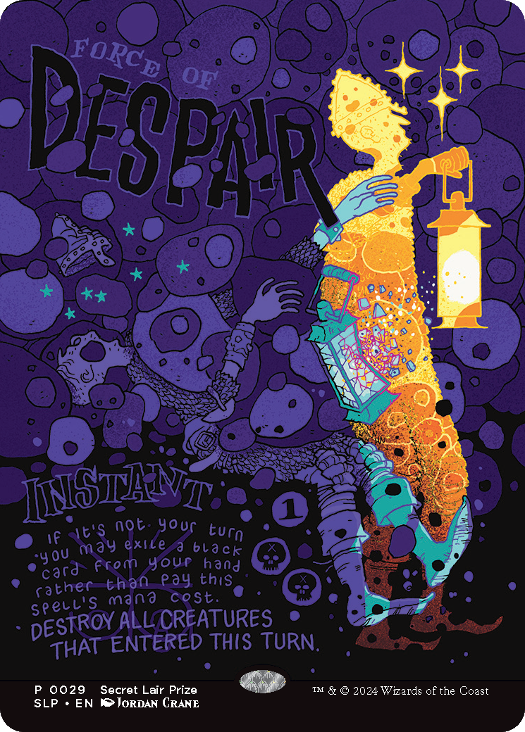 Force of Despair (Borderless) [Secret Lair Showdown]