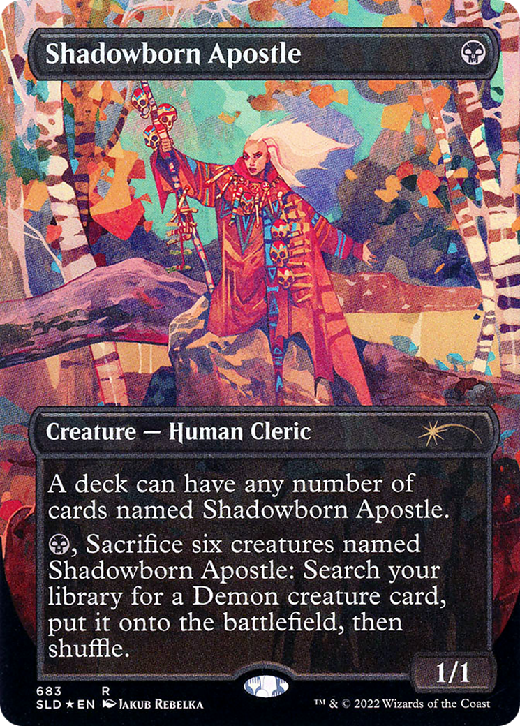 Shadowborn Apostle (683) [Secret Lair Drop] (Borderless) Foil