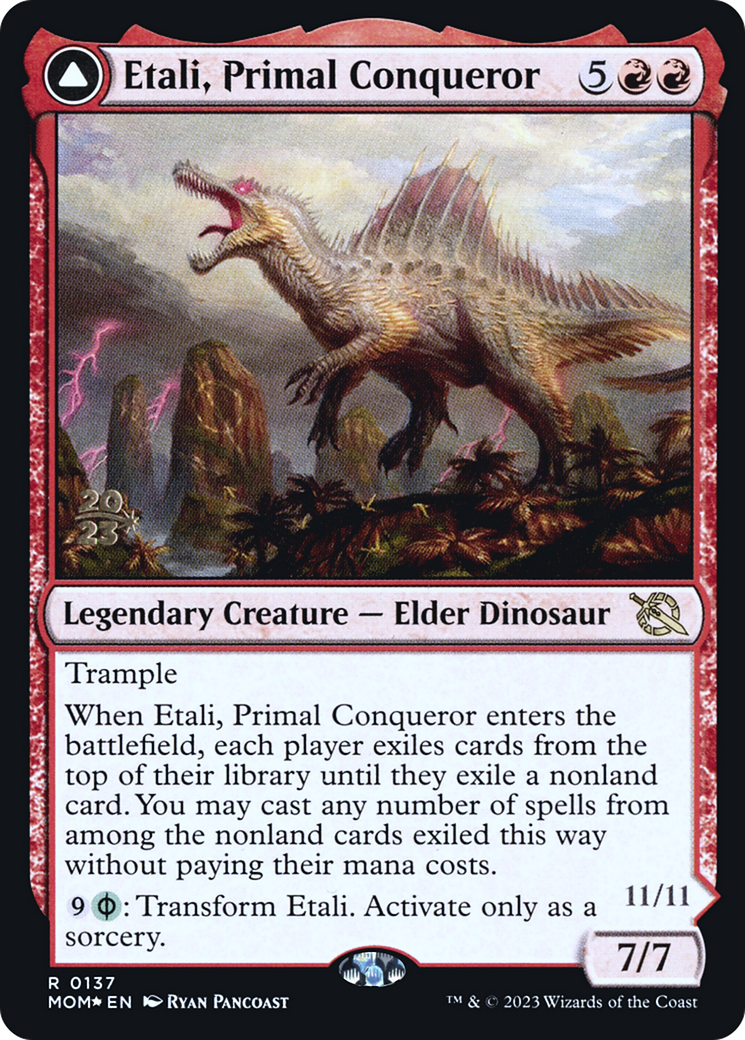 Etali, Primal Conqueror [March of the Machine Promos] Foil