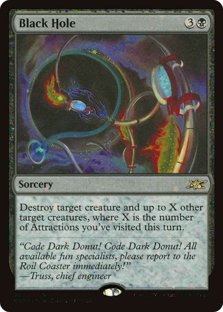 Black Hole (Galaxy Foil) - Unfinity Foil