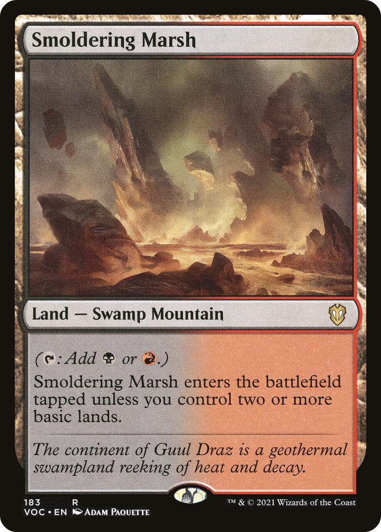 Smoldering Marsh [Innistrad: Crimson Vow Commander]