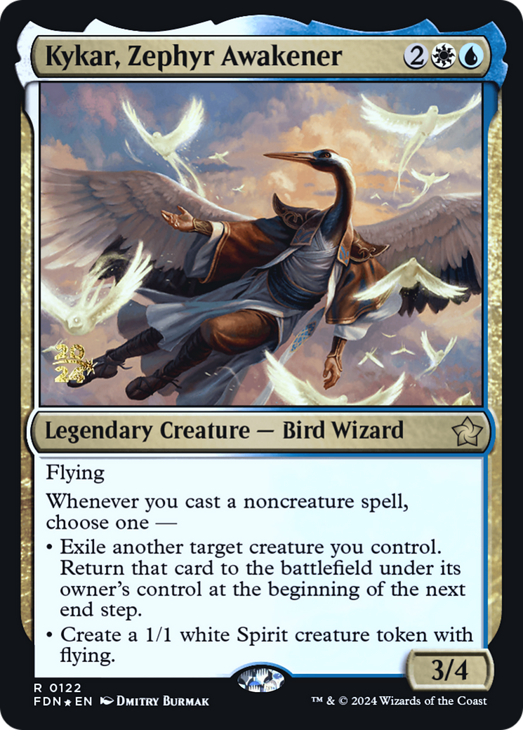 Kykar, Zephyr Awakener [Foundations Promos] Foil