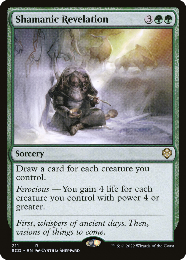 Shamanic Revelation [Starter Commander Decks]