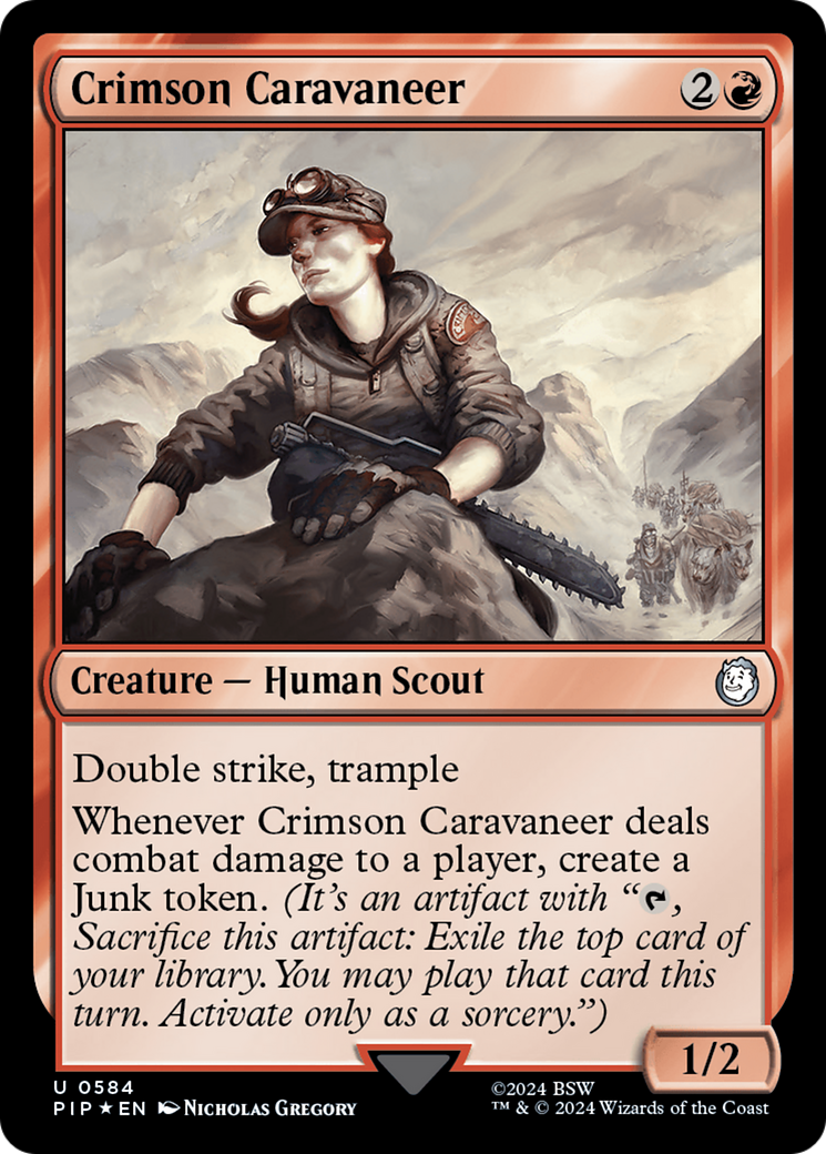 Crimson Caravaneer (Surge Foil) [Fallout] Foil