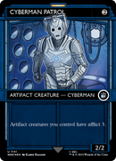 Cyberman Patrol (Showcase) (Surge Foil): (Showcase) (Borderless) [Doctor Who] Foil