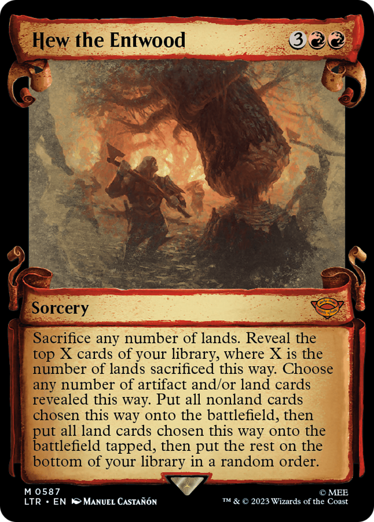 Hew the Entwood (Showcase Scrolls): (Showcase) [The Lord of the Rings: Tales of Middle-earth]