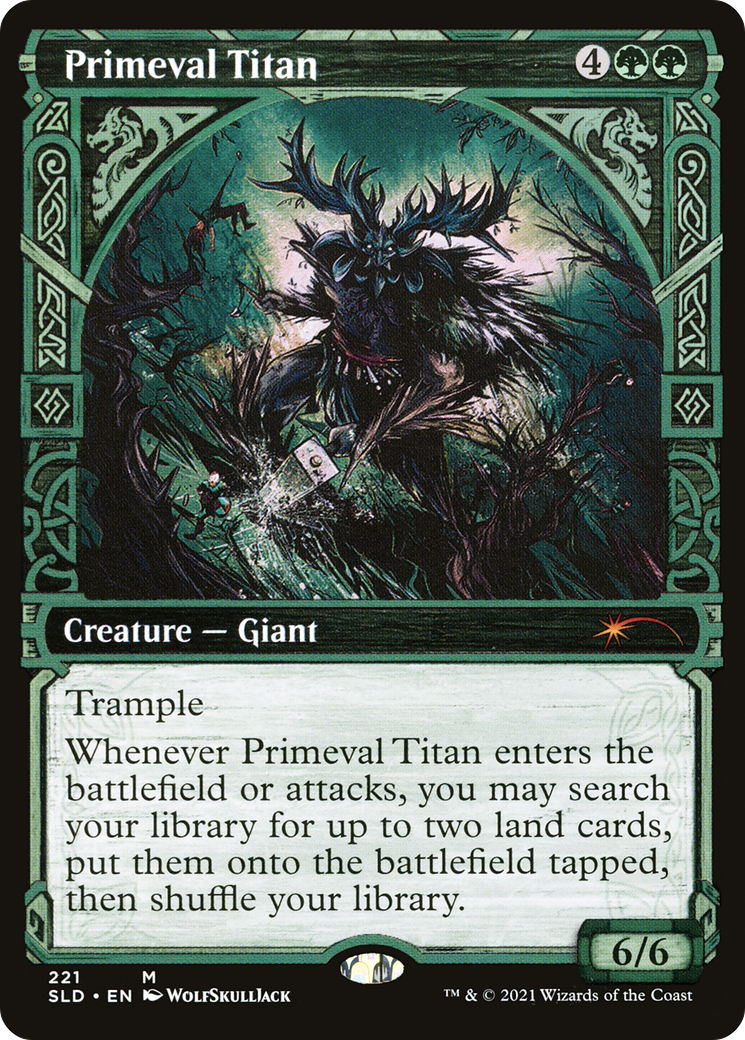 Primeval Titan (221) [Secret Lair Drop]: (Showcase)
