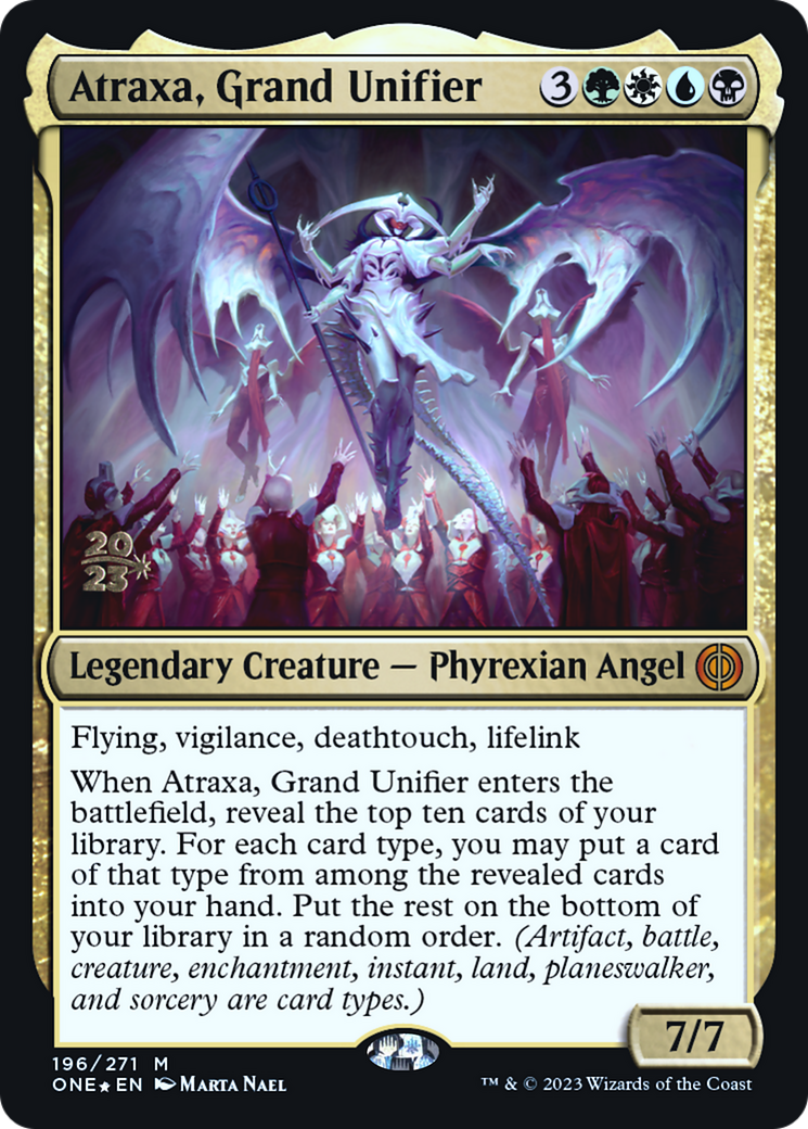Atraxa, Grand Unifier - Phyrexia: All Will Be One Promos Foil