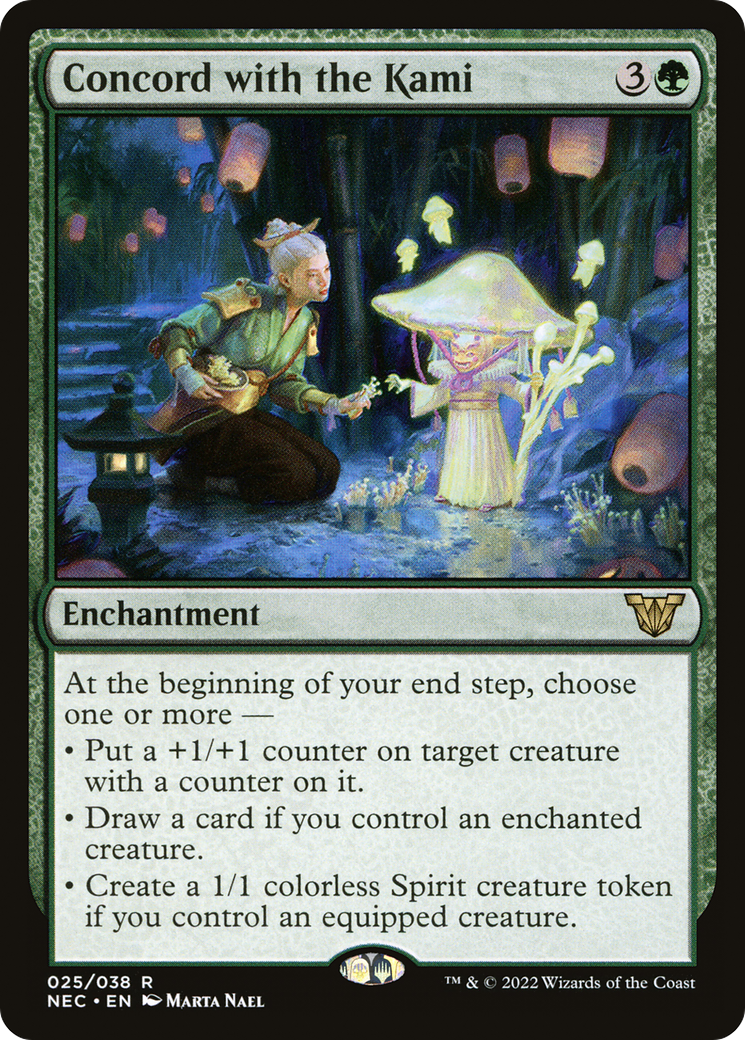 Concord with the Kami [Neon Dynasty Commander]