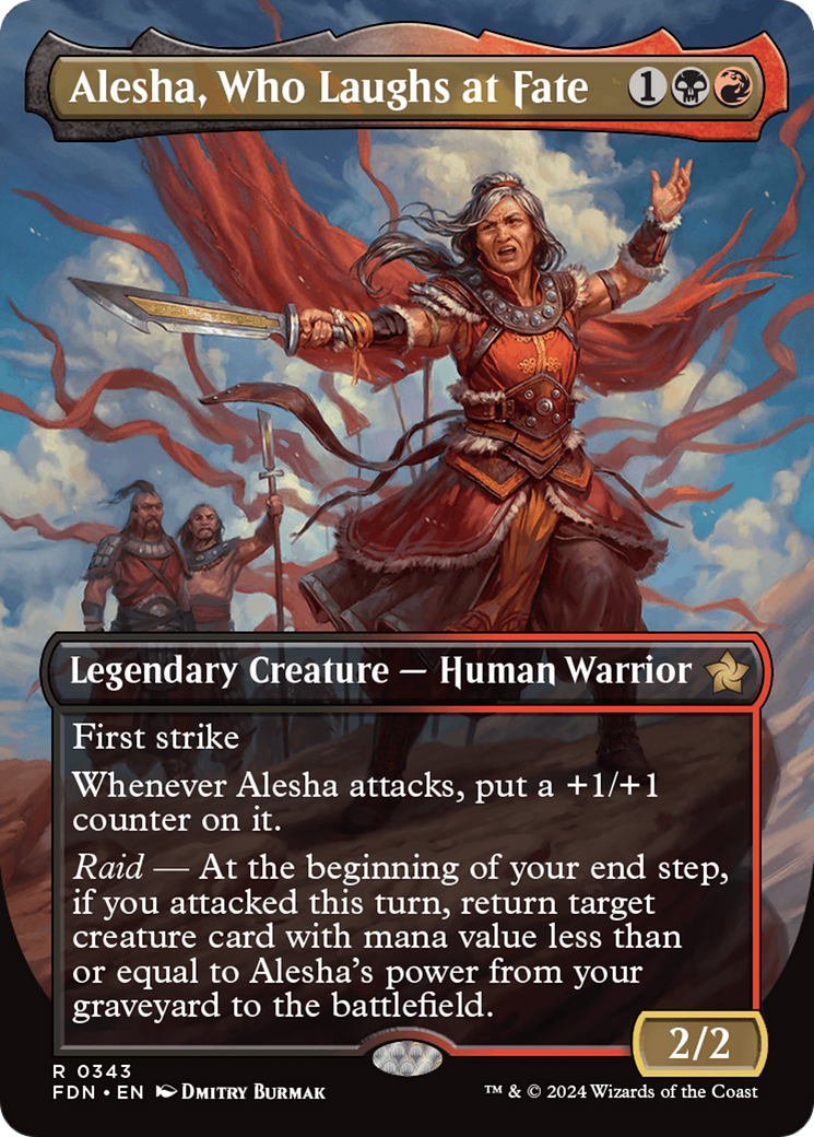 Alesha, Who Laughs at Fate (Borderless) - Foundations