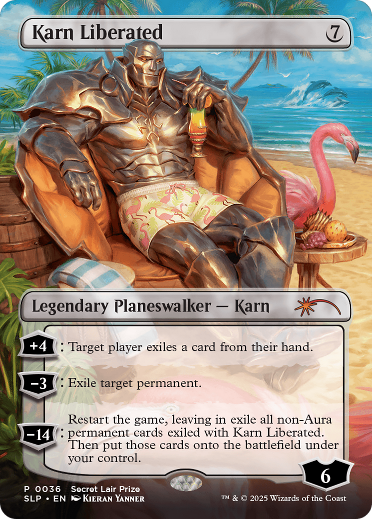 Karn Liberated (Borderless) [Secret Lair Showdown]
