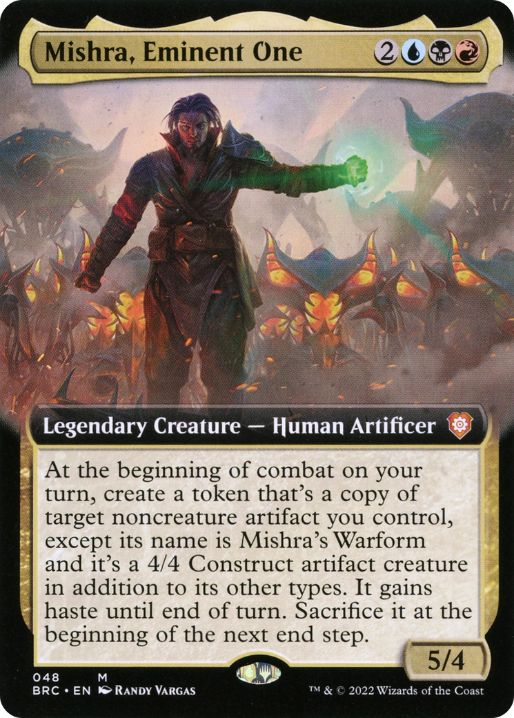 Mishra, Eminent One (Extended Art) - [The Brothers' War Commander]: (Extended Art)
