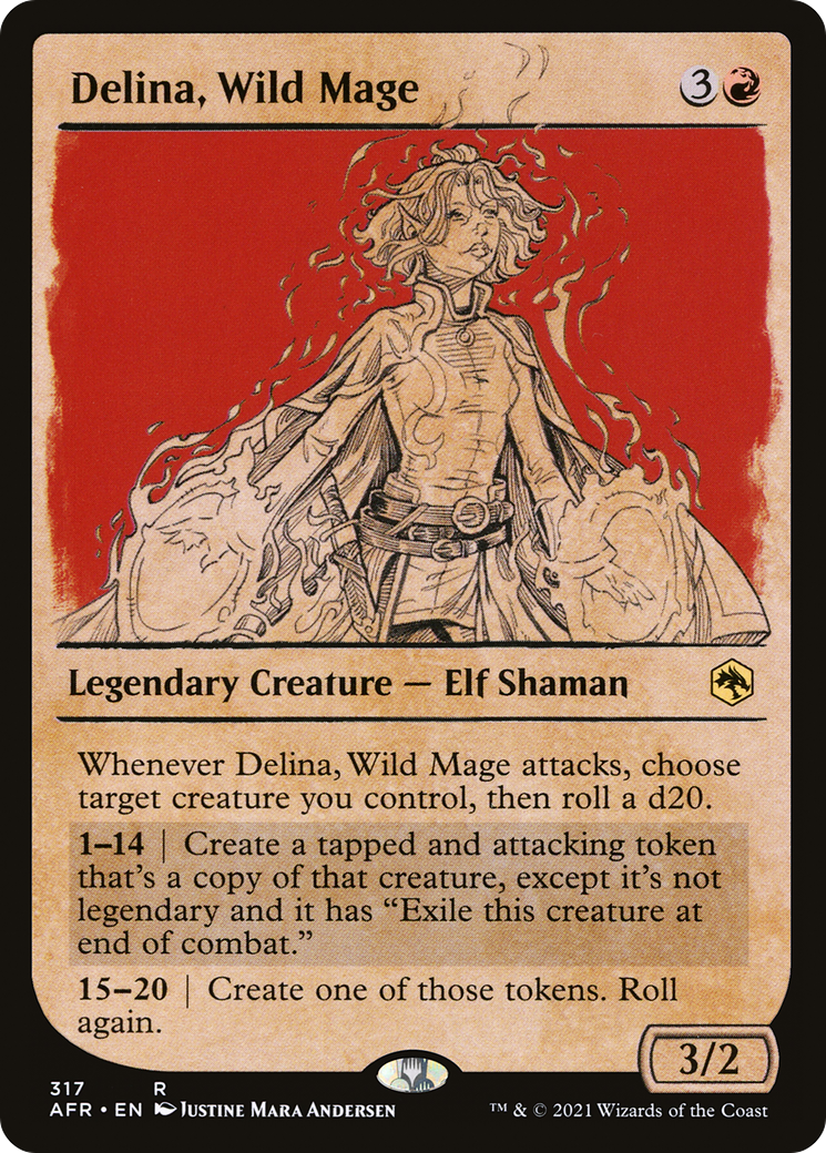 Delina, Wild Mage (Showcase): (Showcase) [Adventures in the Forgotten Realms]