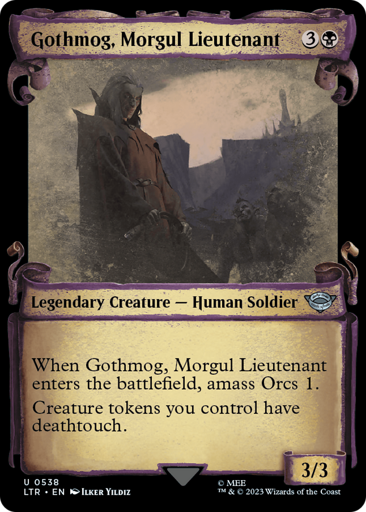 Gothmog, Morgul Lieutenant (Showcase Scrolls): (Showcase) [The Lord of the Rings: Tales of Middle-earth]